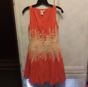 NWT Sophie Max sleeveless coral sz small dress